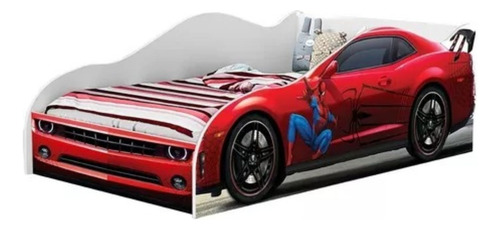 Berço Cama Solteiro Carro Homem Aranha Com Colchão Incluso
