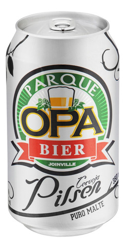 Opa Bier Parque Pilsen Cerveja Lata 350ml