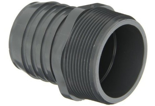 Adaptador Pvc 2  Barbed X Npt Gris.