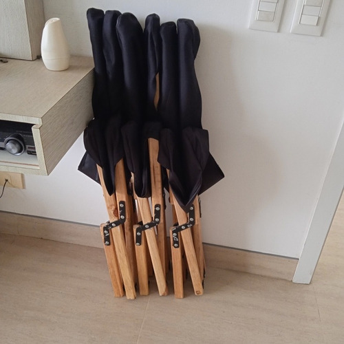 Imagen 5 de 7 de Sillas Playeras En Madera. Plegables