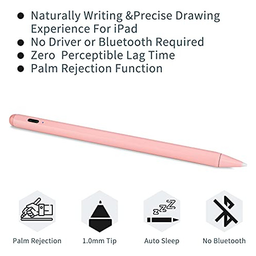 Stylus Para iPad Pencil 10th/9th/8th Generation 10.2 Rosa