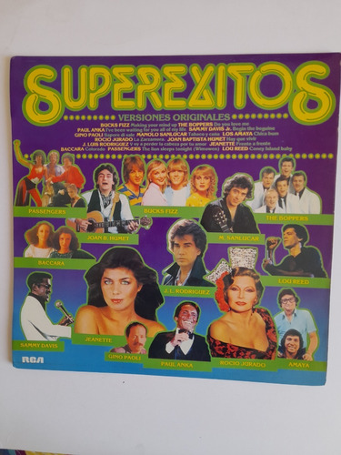 Vinilo Superexitos Versiones Originales Varios Interp 1981