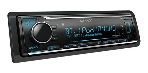 Auto Estéreo Kenwood Kmm-bt322u Bluetooth Multicolor Usb