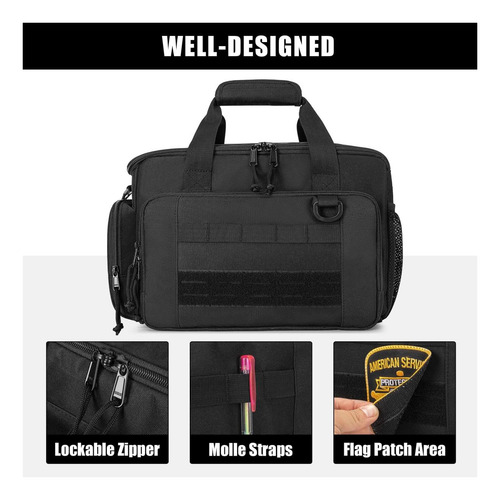 Goburos Bolsa Táctica Para Pistola Con 12 Ranuras Para Para