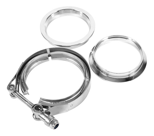 Abrazadera Banda Brida V 3 PuLG Downpipe Escape Turbo Inox