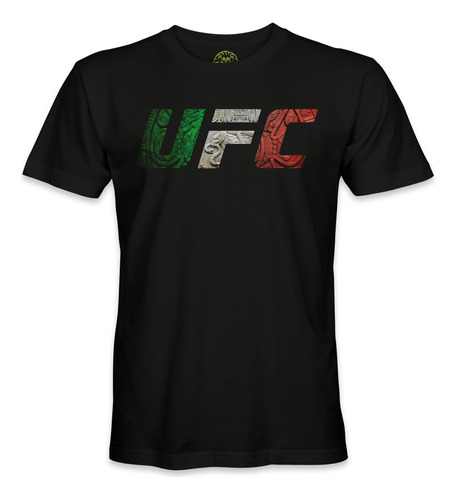 Playera Ufc Mexico Mma, Algodón Premium, Qonan Camiseta Ufc