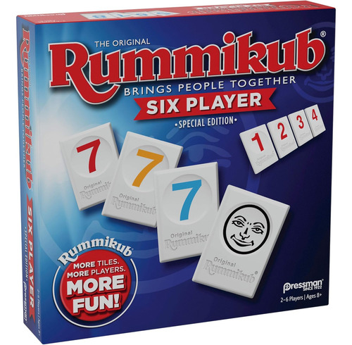 Edicion Para Seis Jugadores De Rummikub: El Clasico Juego...