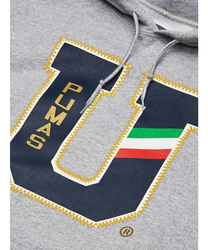 Old School Sports Pumas, Sudadera Juventud Unisex, Gris, 4