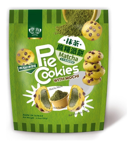 Mochi Sabor Galletas Y Te Verde, Royal , 120 G No