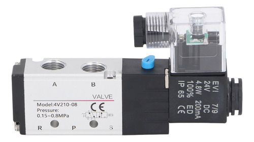 Electroválvula De Inversión Geya De 2 Posiciones, 5 Vías, 1/