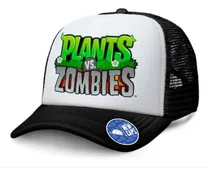 Comprar Gorra Trucker Plants Vs Zombies Plantas Contra Zombis 
