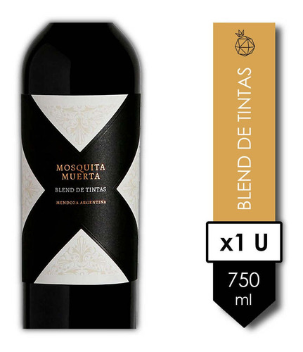Imagen 2 de 10 de Mosquita Muerta Blend De Tintas Vino 750ml - Tomate Algo® -