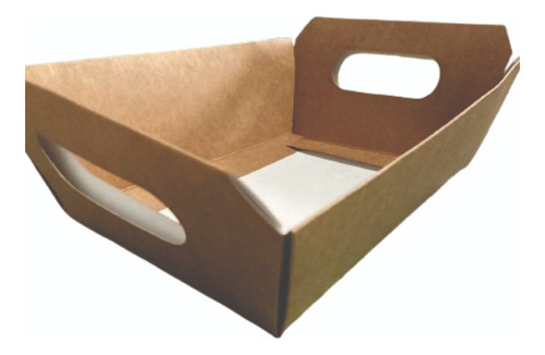 Cesta Para Chocolates E Mimos, Tam. M - 15unid, Kraft; Cx008