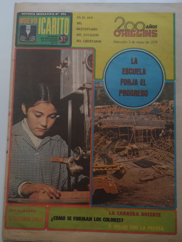 Revista Nuevo Icarito N° 495 3 Mayo 1978. J