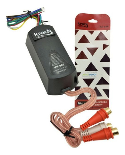 Convertidor Alta A Baja Con Remoto 4 Canales Krack Kh04r