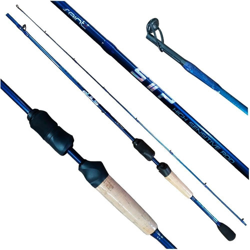 Vara De Pesca Saint Plus Stp 5'8 1,73 Mt 4-10 Lbs - Molinete