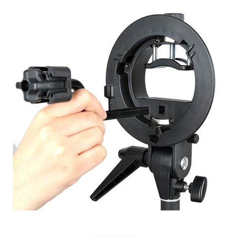 Imagen 2 de 8 de Godox Adaptador 4 Flashes Speedlite P/usar Con Rotula Stype