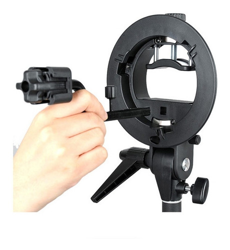 Bracket Godox P/ Flash Speedlite + Adaptador Para 4 Flashes 