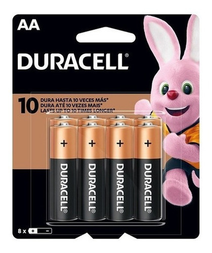 Imagen 1 de 6 de Pila Alcalina Duracell Blíster Aa X8 / Superstore
