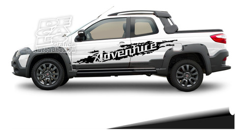 Calco Fiat Strada Adventure Paint Decoración Tunning