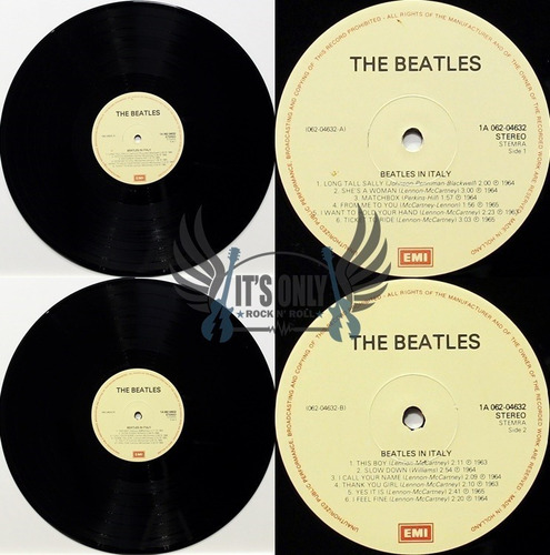 Lp The Beatles - The Beatles In Italy ( Importado / 1981 ) (Usado)