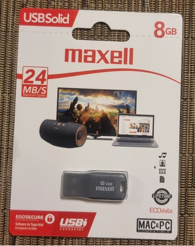 Usb De 8gb Marca Maxell.