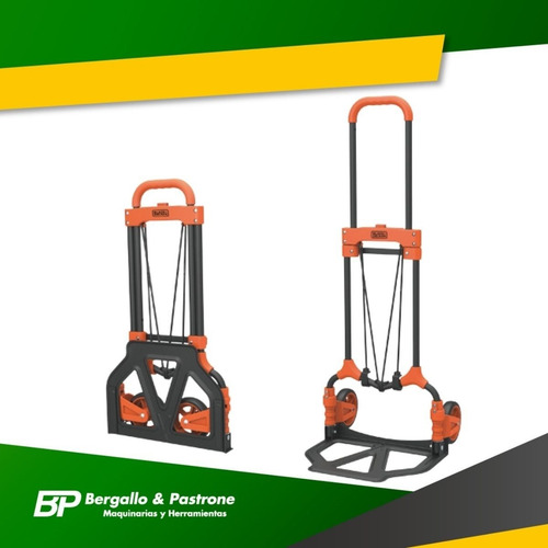 Carro Zorra Plegable Black + Decker Aluminio Capacidad 65kg