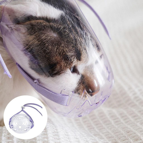 Ha Nuevo Juego De 3 Bozales Para Gatos, Transpirable De Mal