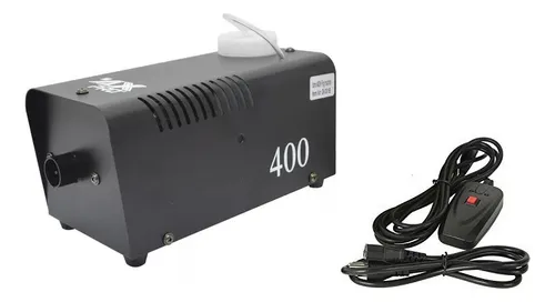 Maquina De Humo 400w Con Control Remoto Dj Fiesta Eventos Color Negro