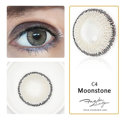Imagen 4 de 10 de Freshlady - Moonstone Lentes De Contacto Anuales