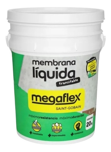 Membrana Liquida Megaflex Emultrans X 20kg - Transitable