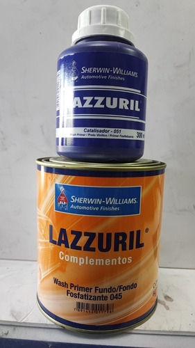 Wash Primer Sherwin Williams Kit Litro + Cata