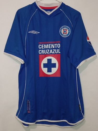Jersey Deportivo Cruz Azul Local Umbro Año 2002 Talla G-l