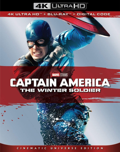 4k Ultra Hd + Blu-ray Captain America The Winter Soldier