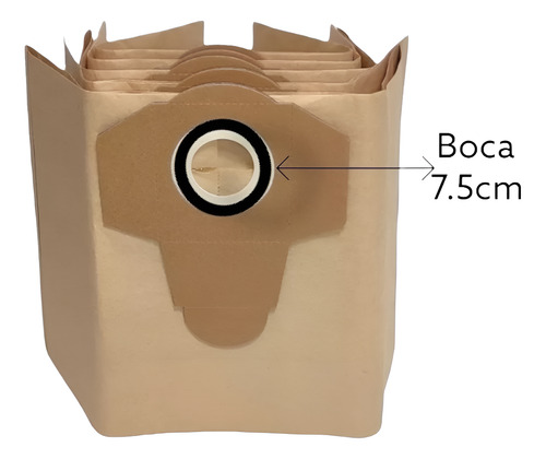5 Bolsas Para Aspiradoras Einhell Th-vc1820s / Te-vc1820