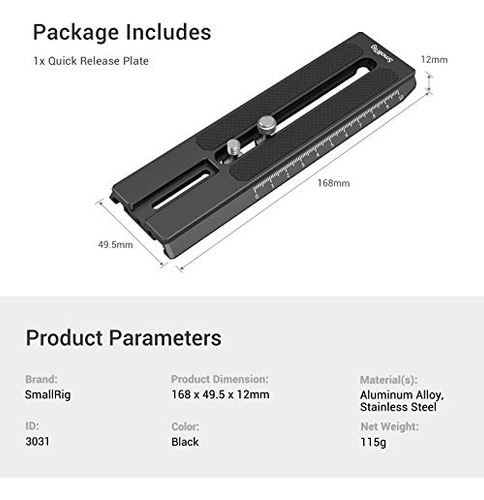 Placa Adaptadora Para Cámara Dji Rs 2 / Rs 3 / Rs 3 Pro Y