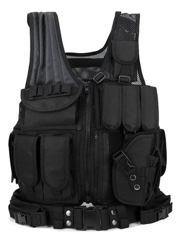 Chaleco Táctico 900d Body Armor, Portador De Placas, Para Ex