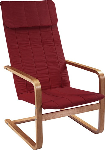 Silla Sillon Flex Tela Rojo