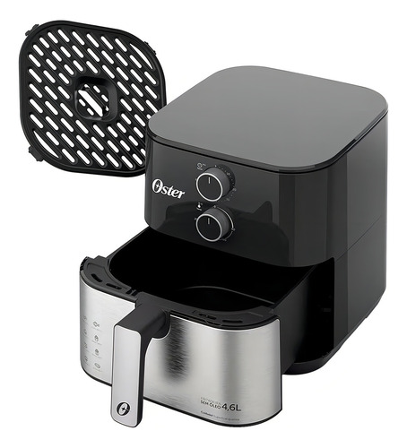Fritadeira Elétrica Sem Óleo Ofrt520 Oster 4,6l Preta 127v