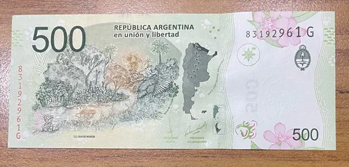 Billete De 500 Pesos Yaguarete Serie G