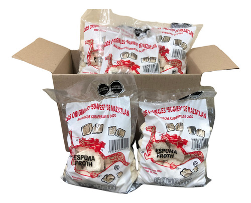 Malvavisco Suaves Bombón Coco Envasado 10 Unidades 280 G