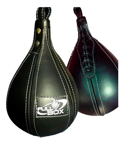 Perita Puching Ball Cuero Vacuno Pera Boxeo Box Full Box Df