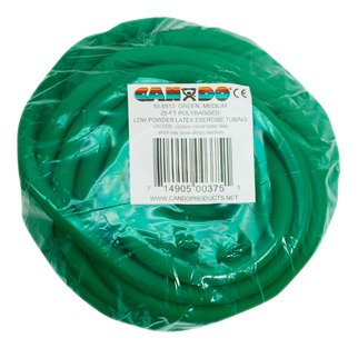 Tubing® - Tubo Elastico De Ejercicio Verde 7,62 Mts -cando
