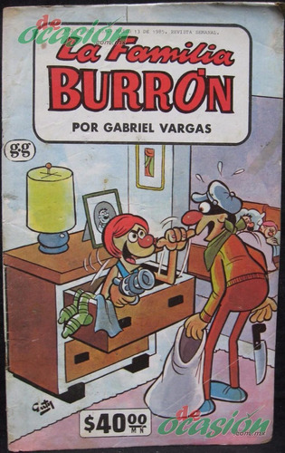 Cómic La Familia Burrón No. 337 (1985) Segunda Época, Ed Gyg