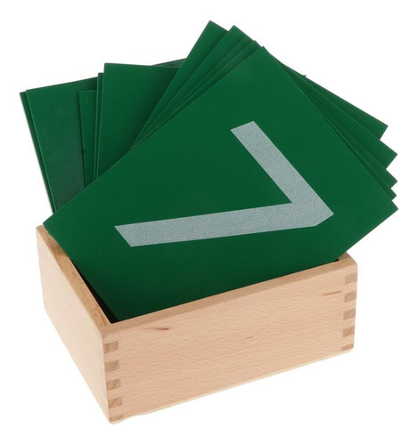 Y Número De Papel De Lija De Matemáticas Montessori Con Caja