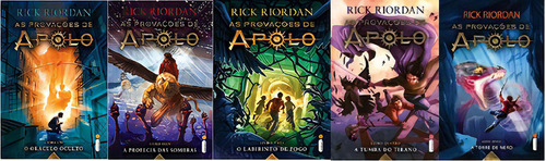 Kit 5 Livros As Provações De Apolo Rick Riordan, De Rick Riordan. Editora Intrínseca Em Português