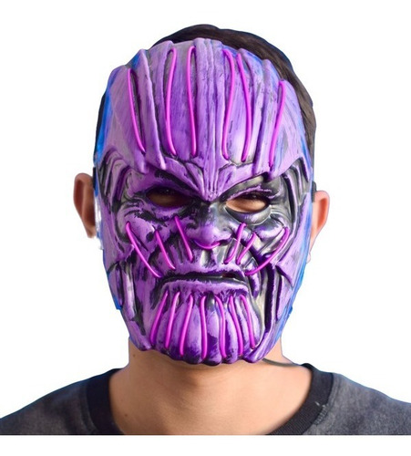 Mascara De Thanos Tanos Con Luz Led Luminosa 