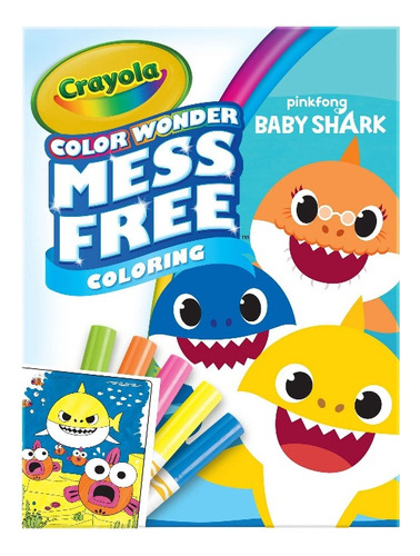 Plumones Y Libro Para Colorear Crayola Messfree Color Wonder