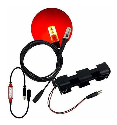 Luces Para El Escenario, Kit De Luz Led Roja Con Control De 