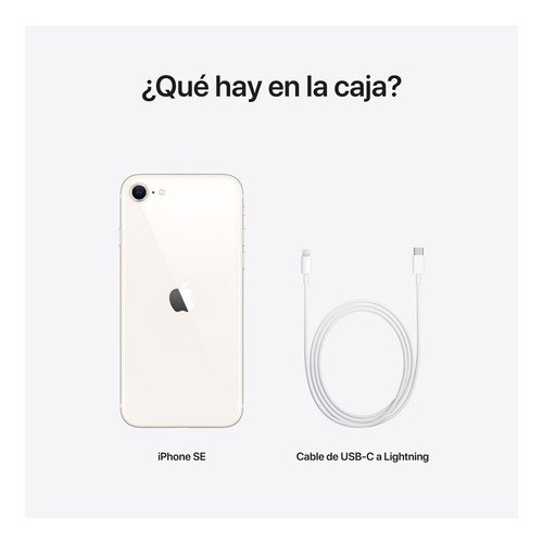 Imagen 10 de 10 de Apple iPhone SE (3ª generación, 128 GB) - Blanco estelar